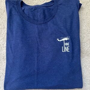 Nine Line Men's Blue Short Sleeve Tee